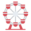 architecture and city,architecture,buildings,signaling,urban,public service,publicity,ferris wheel,city set